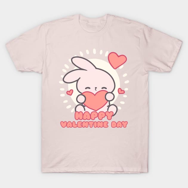 Loppi Tokki Wish for Happy Valentine's Day T-Shirt by LoppiTokki